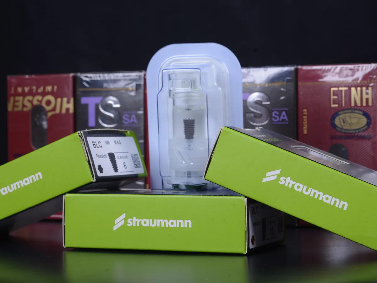 Straumann ITI implantının yapısını gösteren görsel