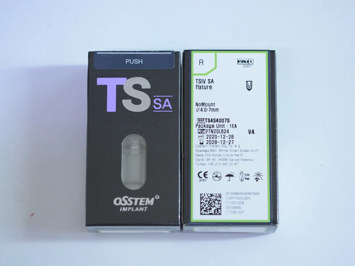 Osstem diş implantı ve üst yapı bileşenleri